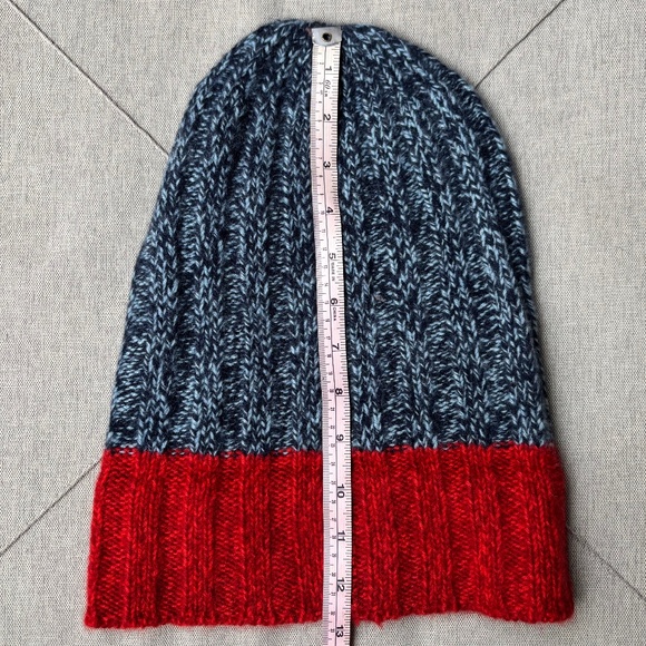 WHITE + WARREN CASHMERE MARLED RIBBED BEANIE - Picture 3 of 5